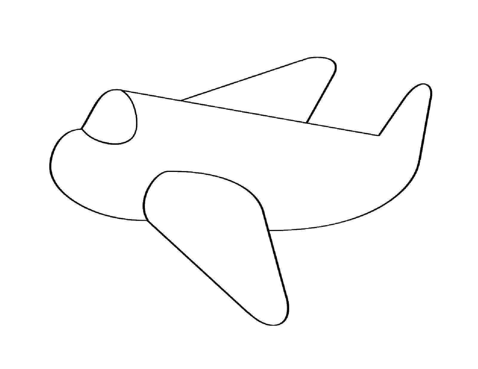Раскраски с наклейками Самолетик