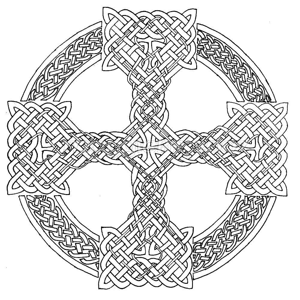 Сложный Кельтский орнамент