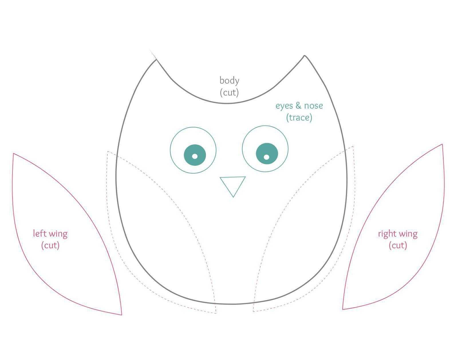 Coloring Pattern for owl. Category The contours for cutting out the birds. Tags:  owl.