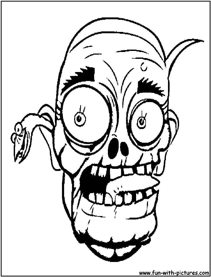 Coloring The shard zombie. Category Zombies. Tags:  Halloween, zombies.