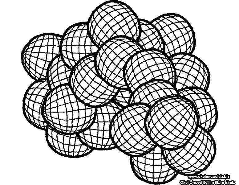 Название: Раскраска Квадраты на кругах. Категория: С геометрическими фигурами. Теги: круги, квадраты.