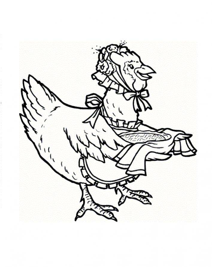 Coloring Figure chicken. Category Pets allowed. Tags:  Chicken.