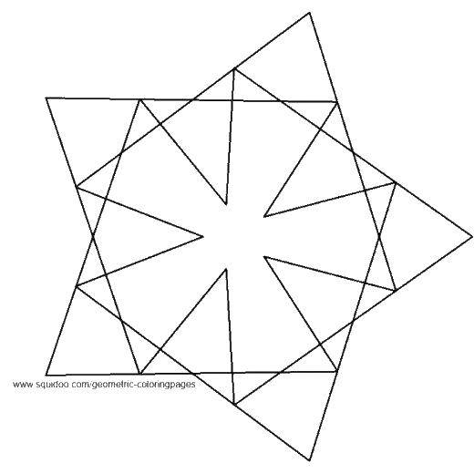 Coloring Rhombus polygon. Category patterns. Tags:  polygon, pattern, rhombus.