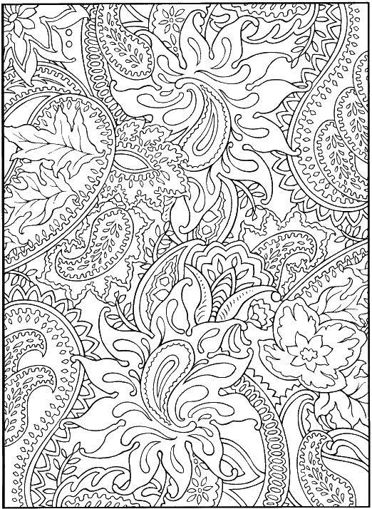 Coloring Pattern batik. Category Sophisticated design. Tags:  pattern batik.