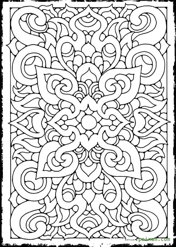 Coloring Patterns, flowers.. Category Sophisticated design. Tags:  patterns, colors, design.