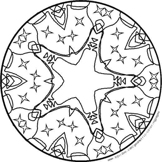 Coloring Patterns stars. Category patterns. Tags:  patterns, stars.