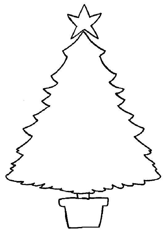 Название: Раскраска Раскрась новогоднюю елку. Категория: новогодняя елка. Теги: Рождество, елка, Новый год.