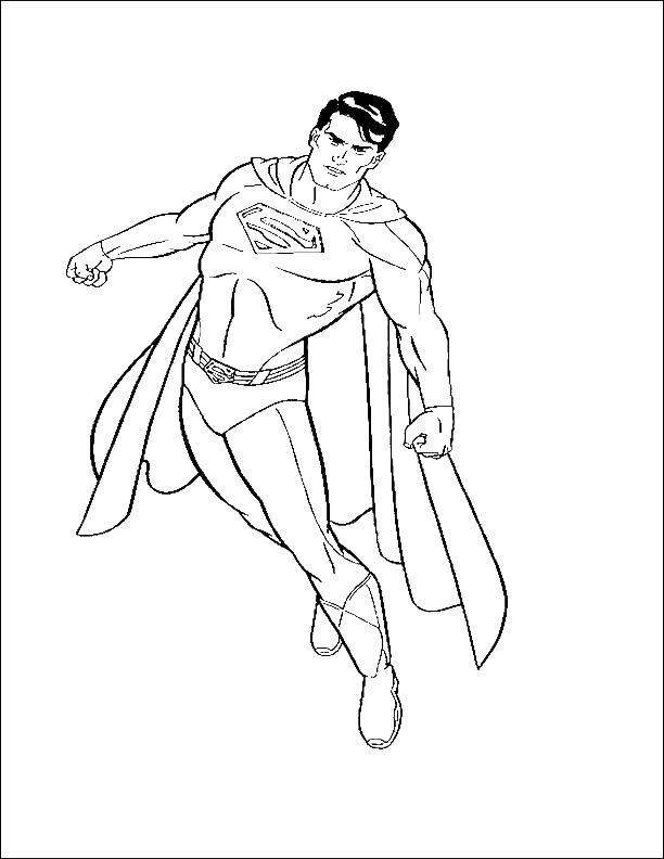 Coloring Superhero takes off. Category superheroes. Tags:  superheroes, comics.