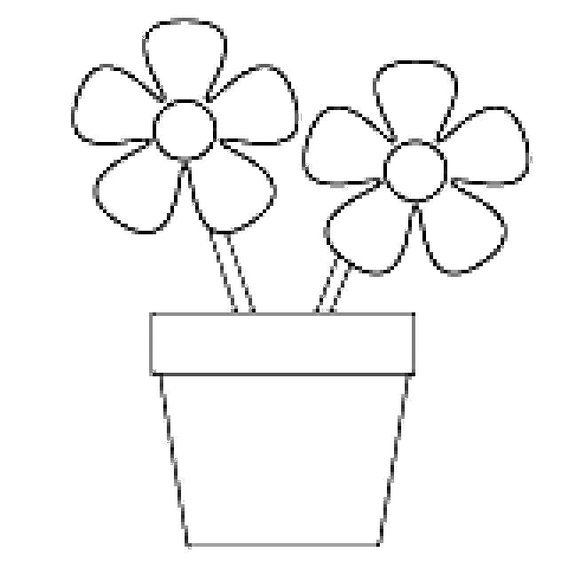 Coloring Stencils flowers. Category Stencils for cutting out. Tags:  stencils, flowers.