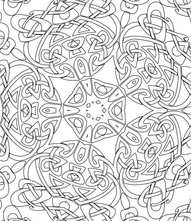 Coloring Uzorchiki and lines. Category patterns. Tags:  uzorchiki, lines, waves.