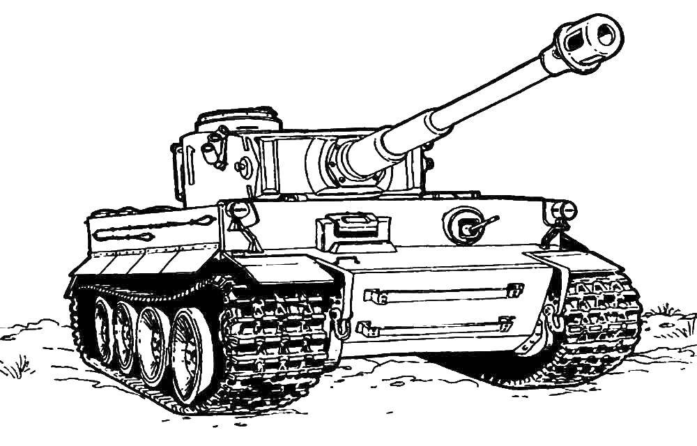 Опис: розмальовки  Танк. Категорія: танки. Теги:  танки, танк, військова техніка.
