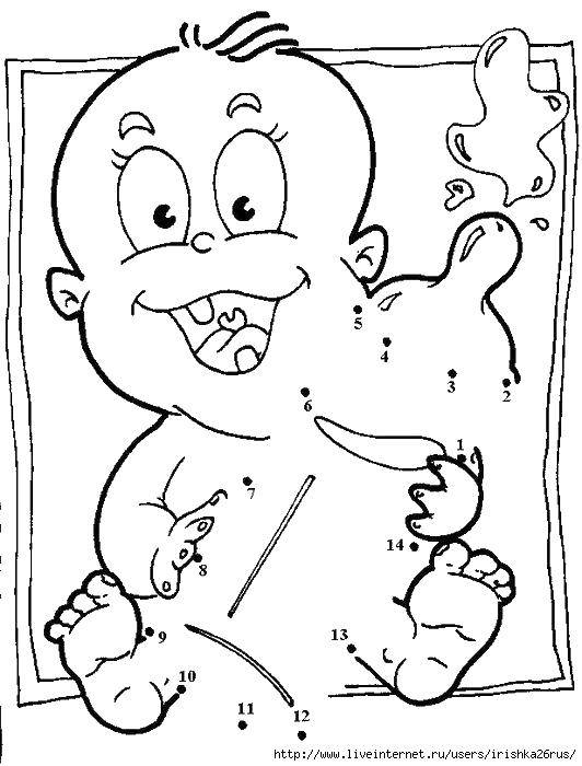 Coloring Draw by numbers the bottle. Category Coloring pages. Tags:  Teaching coloring, logic.