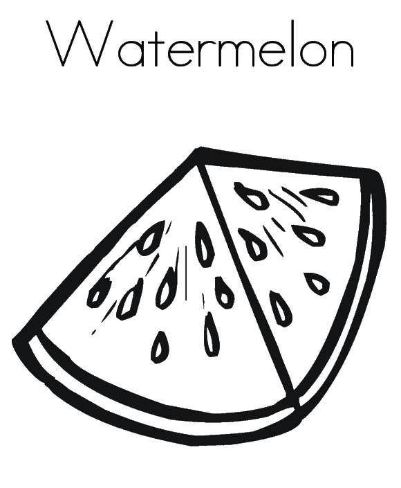 Coloring And melon. Category Fruits. Tags:  fruits.