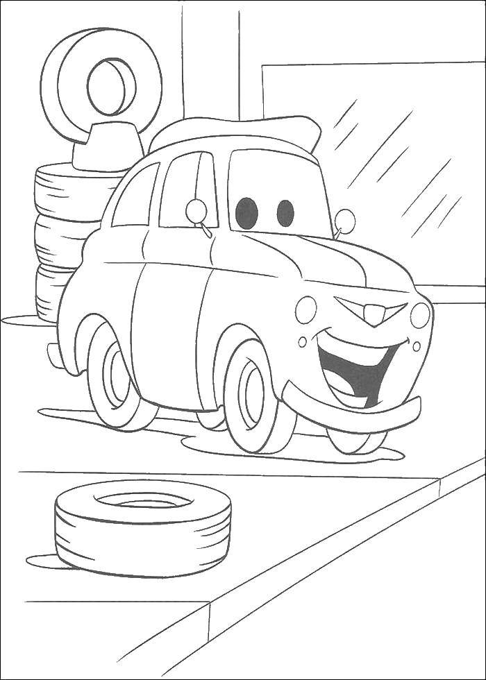 Coloring Luigi. Category Wheelbarrows. Tags:  Luigi, cars.
