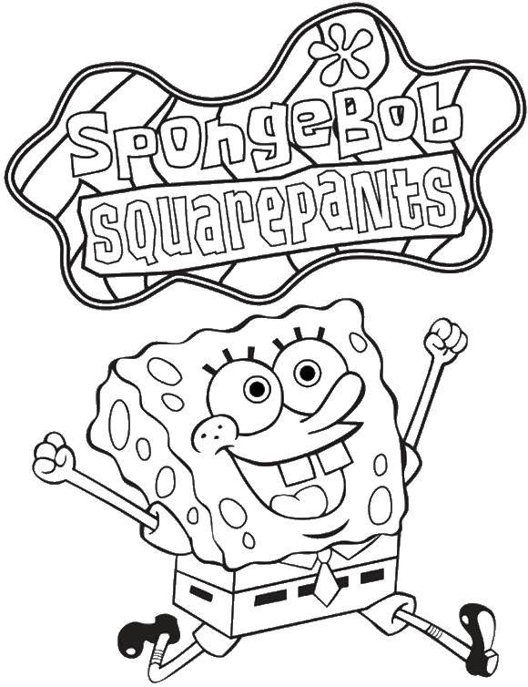 Coloring Spongebob runs. Category Spongebob. Tags:  the spongebob, Patrick.