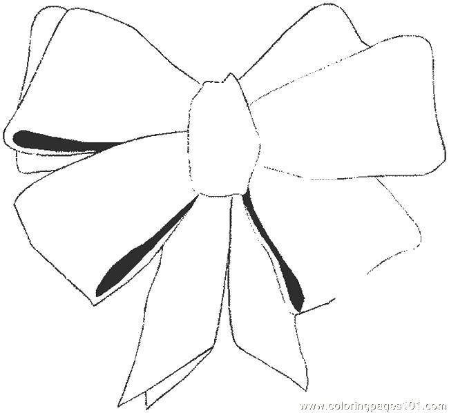 Coloring Bow.. Category the bow. Tags:  bow, bow.