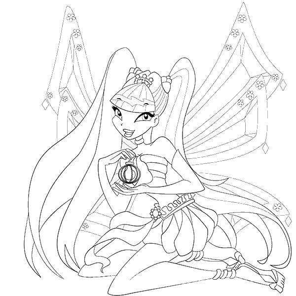 Coloring Muse Lumix. Category Winx. Tags:  Musa, Winx, Fairy.