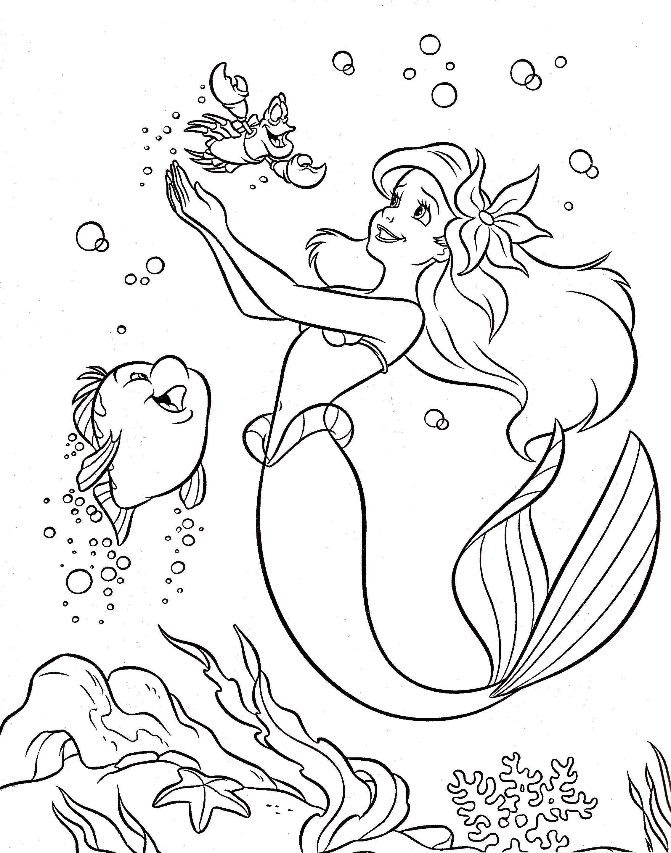 Coloring Joy Ariel. Category The little mermaid. Tags:  Disney, the little mermaid, Ariel.