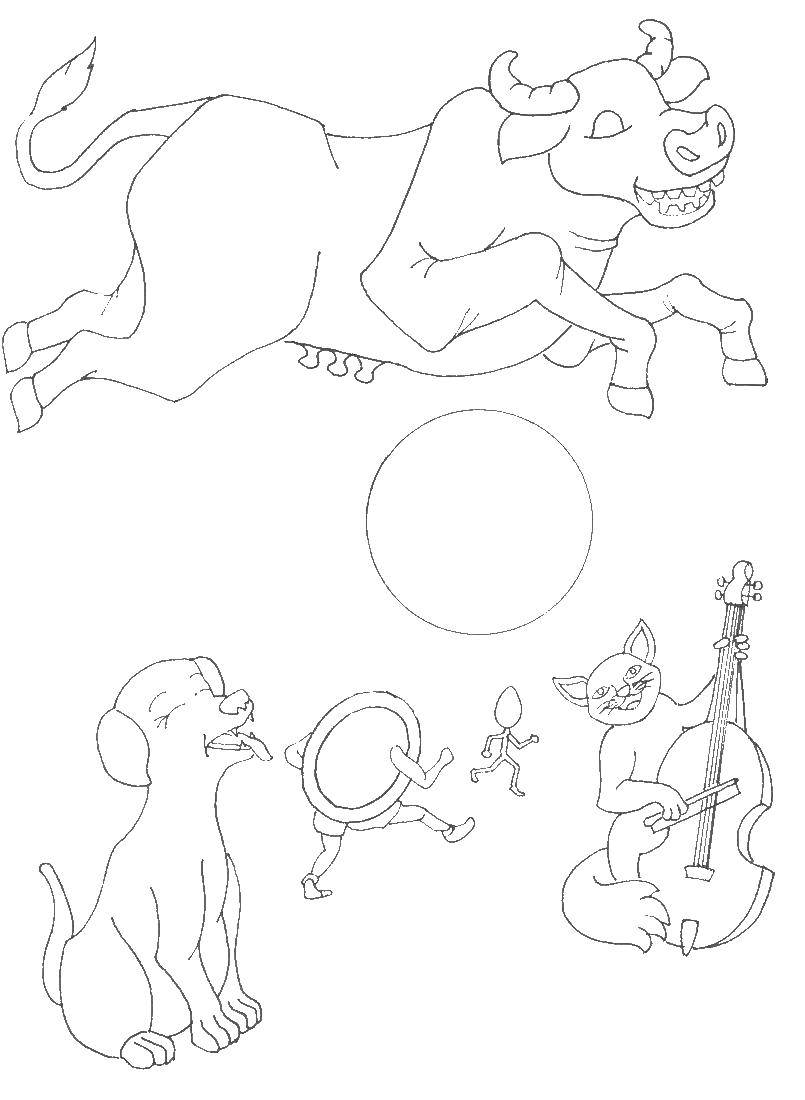 Coloring Animals sing. Category Animals. Tags:  Animals, music.