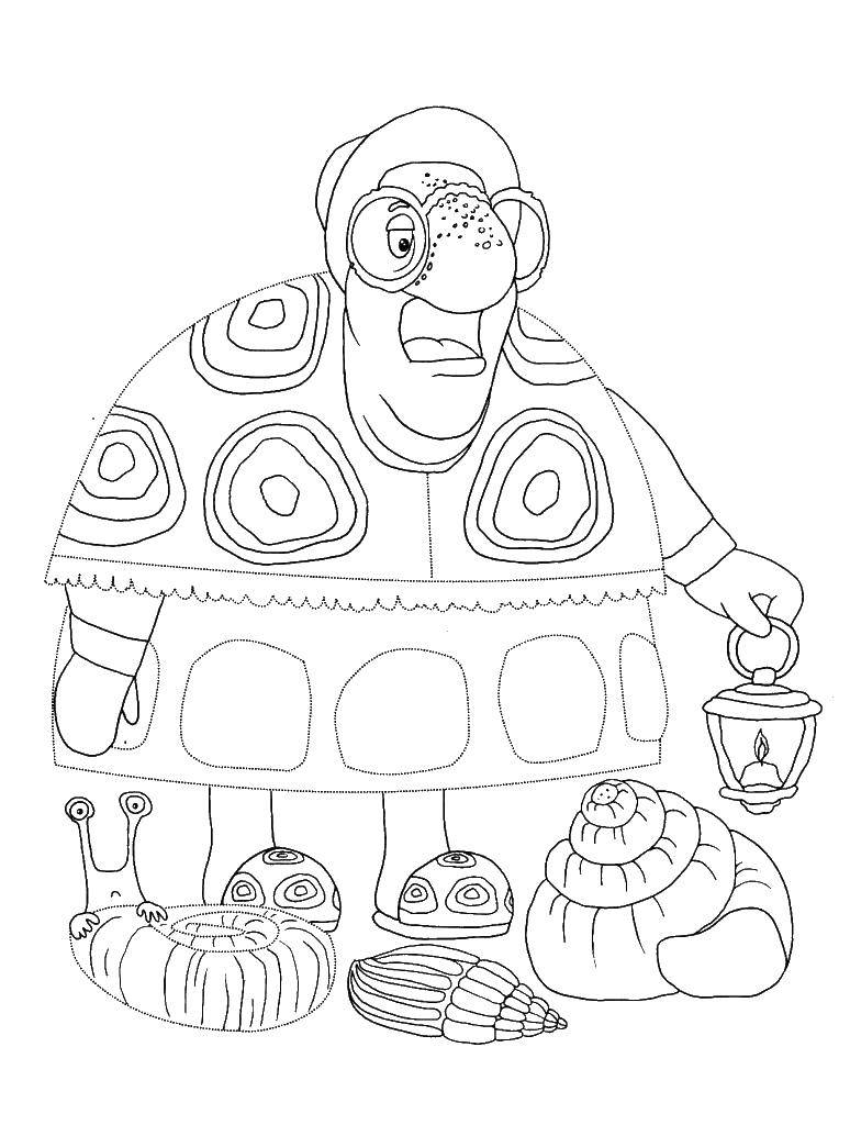 Coloring Baba Capa snails. Category The game and have fun. Tags:  Baba Capa Luntik.
