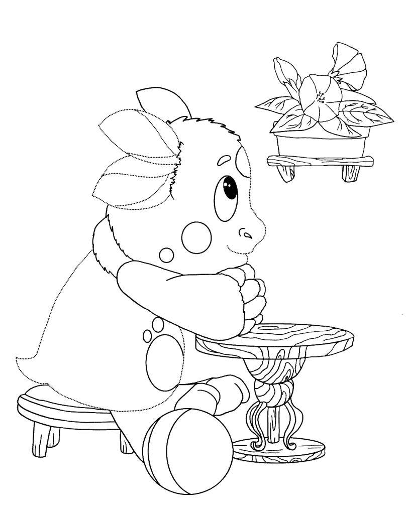 Coloring Cute Luntik. Category The game and have fun. Tags:  Cartoon character.