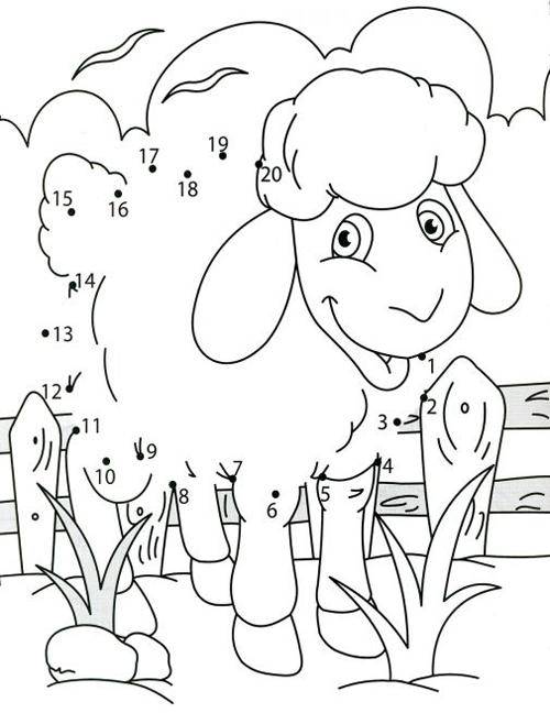 Coloring Figure lamb. Category Pets allowed. Tags:  RAM.