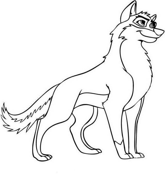 Coloring The wolf pattern. Category Pets allowed. Tags:  wolf.