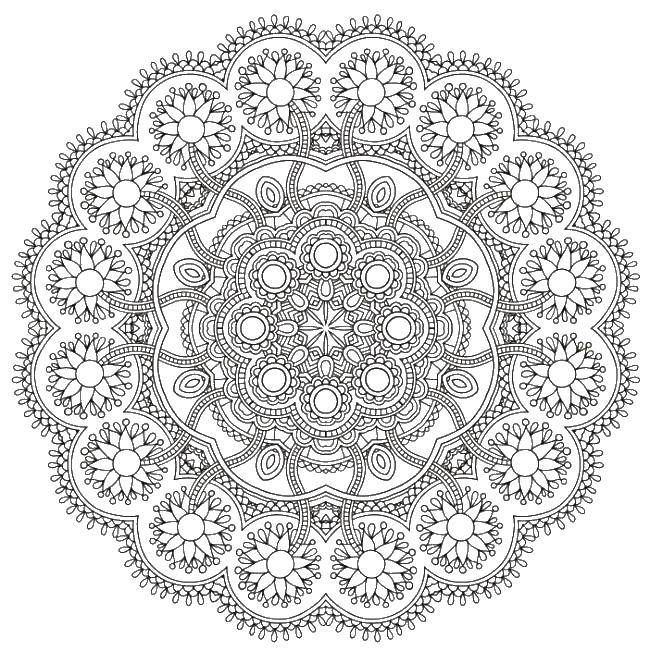 Coloring Lace. Category coloring for adults. Tags:  for adults, patterns, anti-stress.