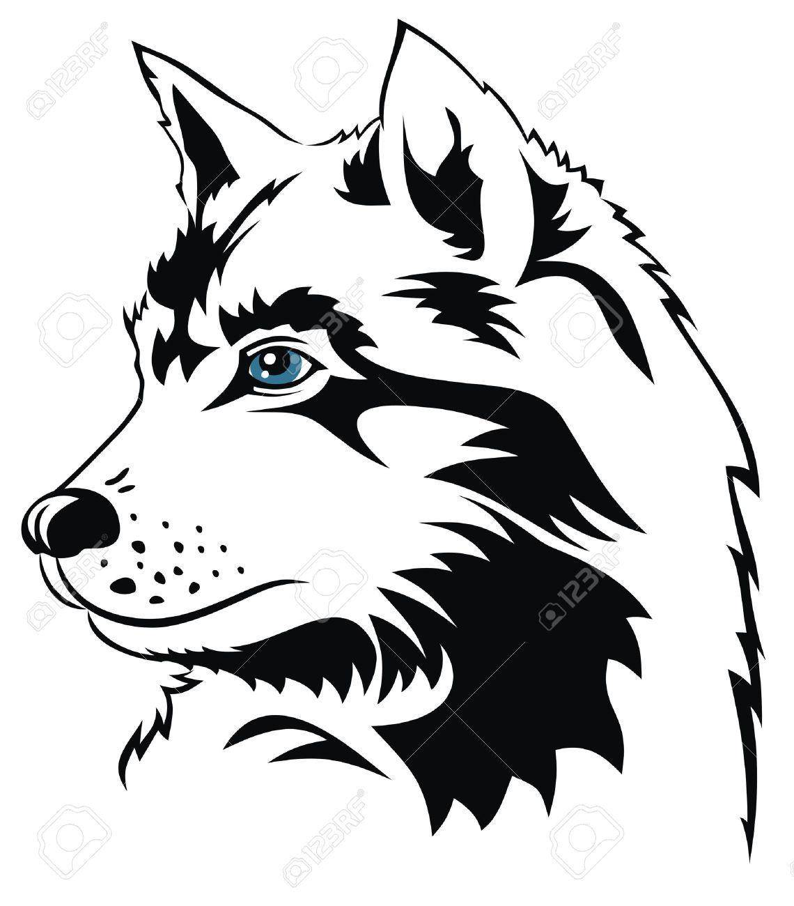 Coloring Wolf. Category wolf snout. Tags:  muzzle, wolf.