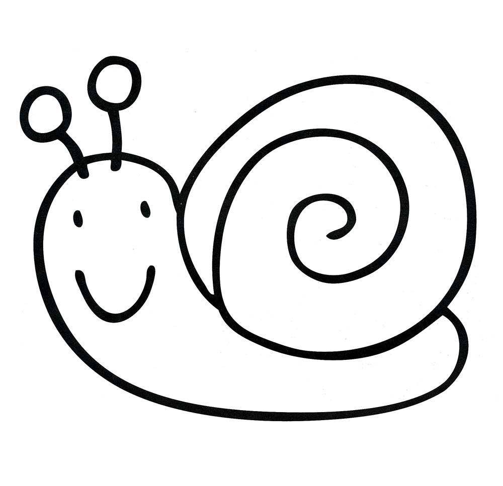 Coloring Big snail. Category Pets allowed. Tags:  snail.