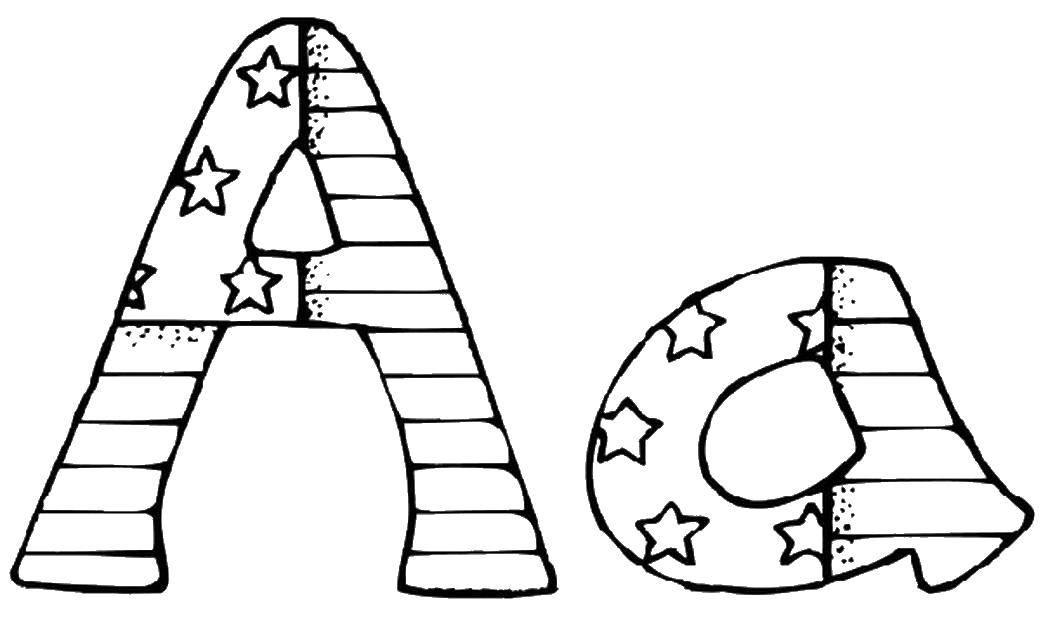 Coloring The letter a. Category Letters. Tags:  And, each letter of the alphabet.