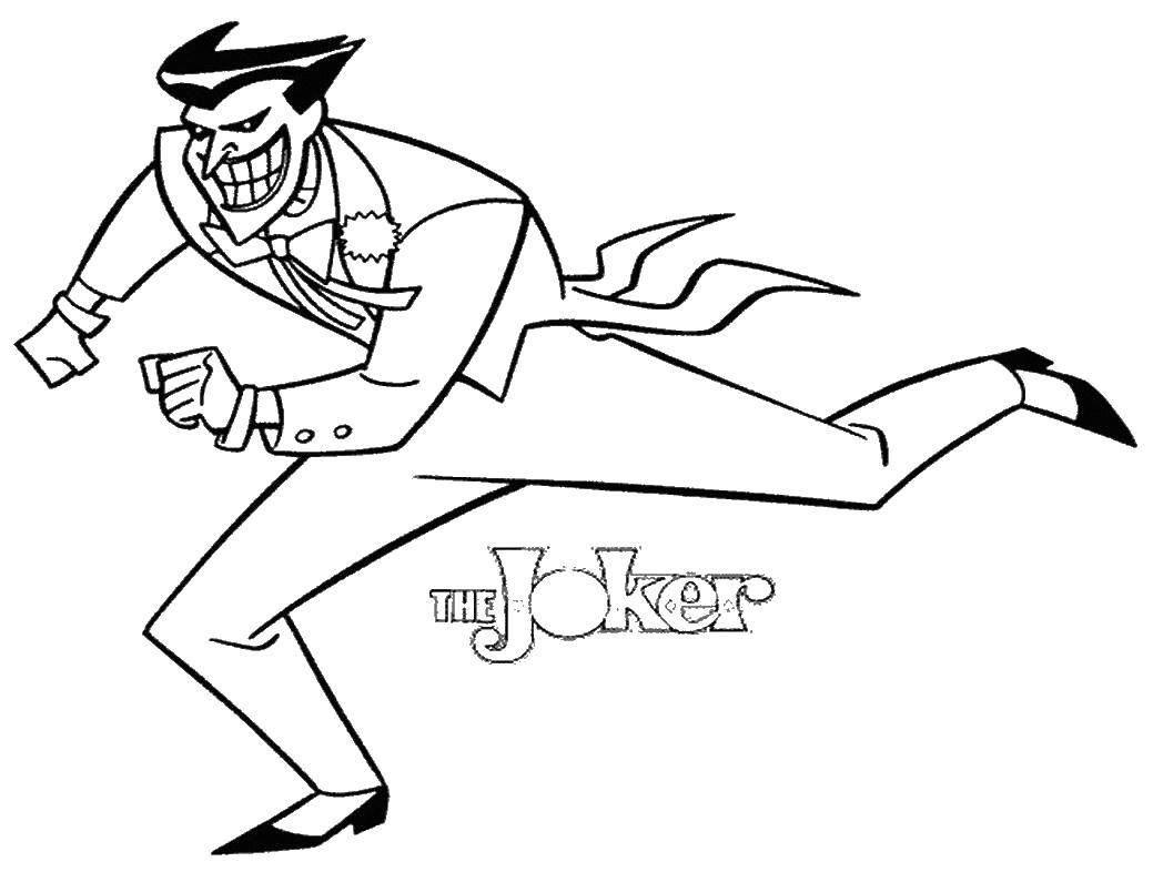 Coloring Joker. Category Comics. Tags:  Comics.