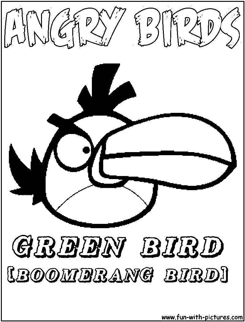 Название: Раскраска Грозная птичка.. Категория: angry birds. Теги: Игры, Angry Birds .