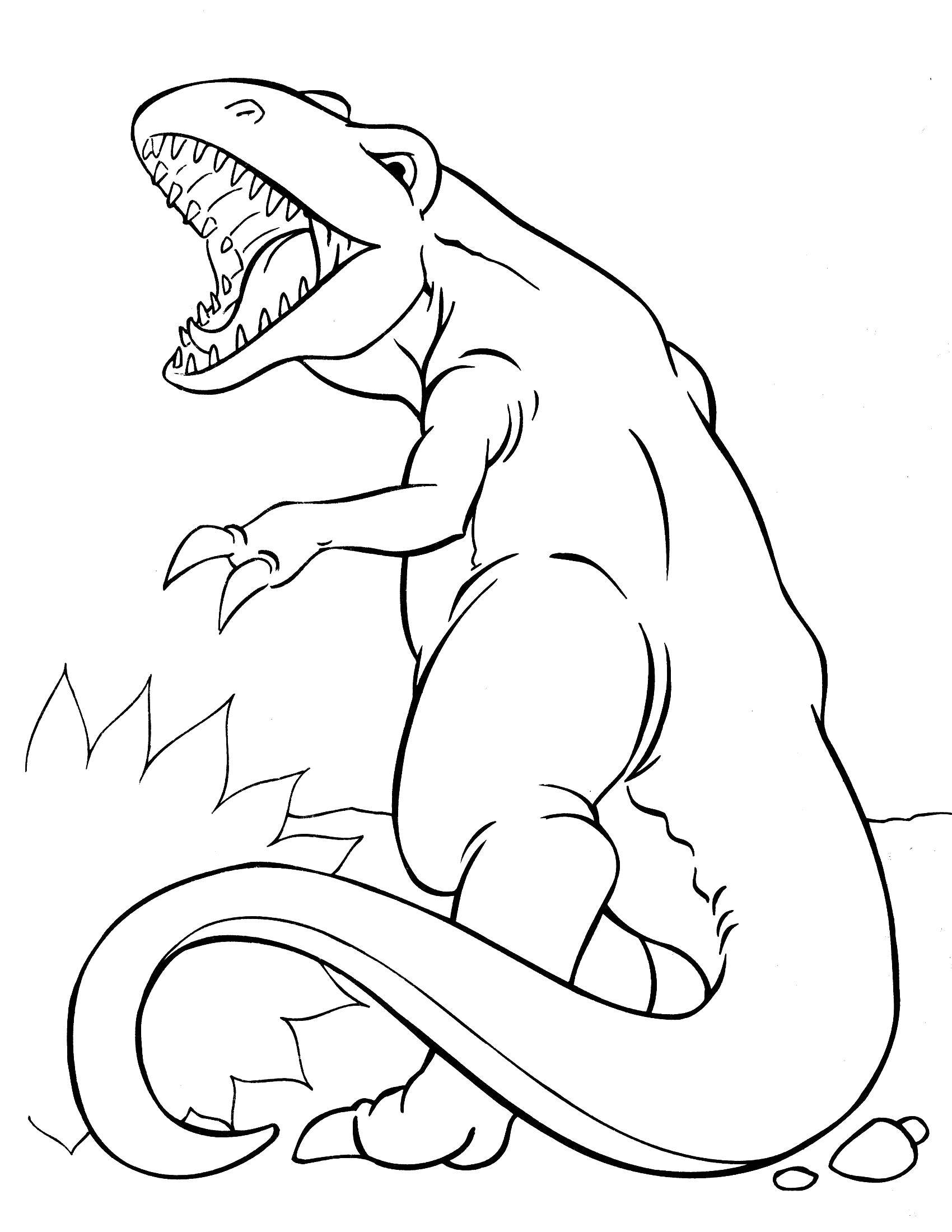 Coloring Short legs, T. Rex. Category dinosaur. Tags:  Dinosaurs, Tyrannosaurus.