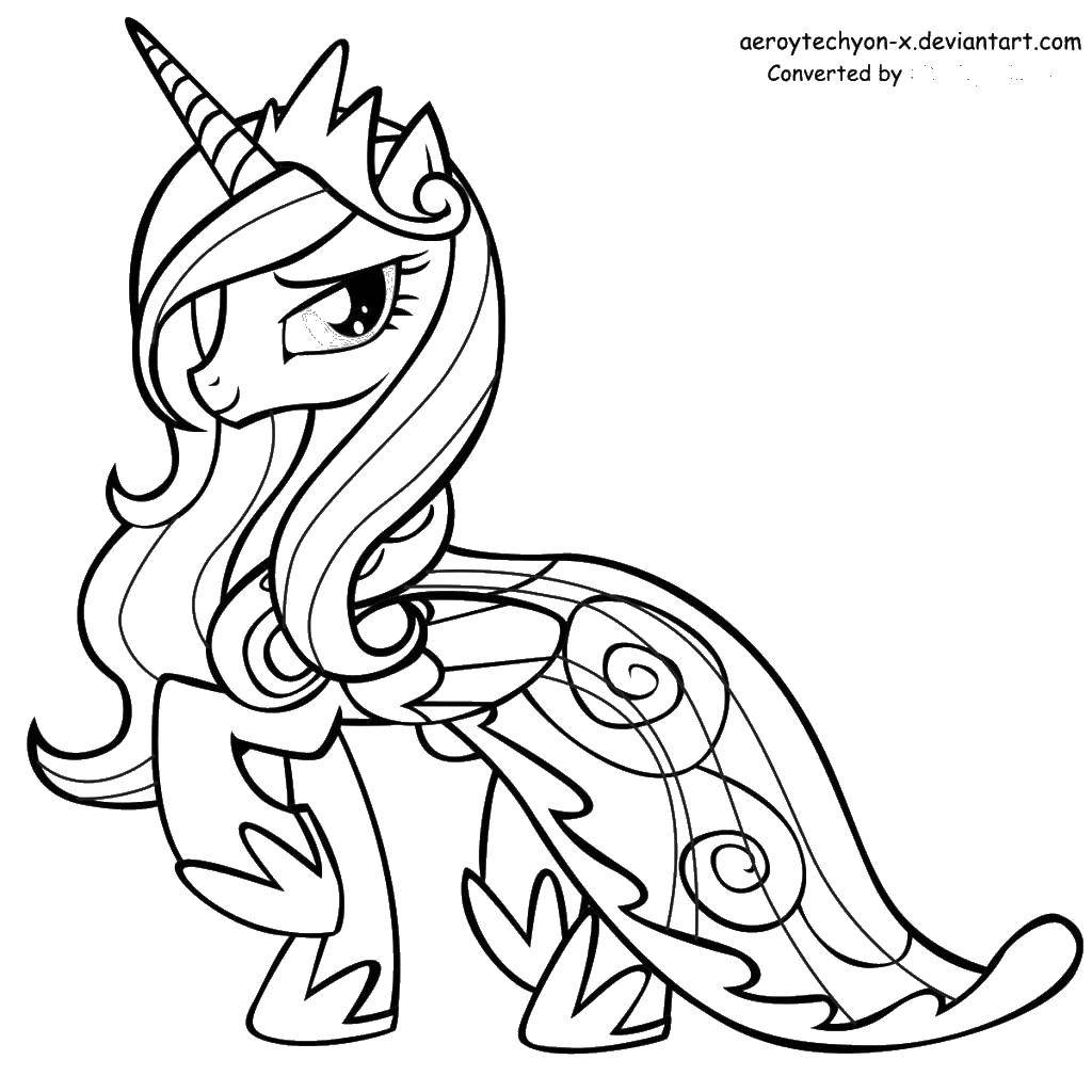Coloring Mantle pony. Category my little pony. Tags:  Pony, My little pony .