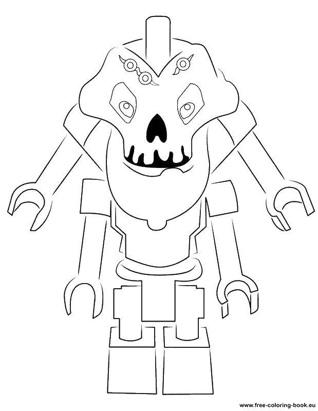 Coloring Monster LEGO. Category LEGO. Tags:  LEGO, designer, monsters.