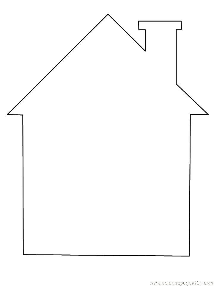 Название: Раскраска Нарисуй дом. Категория: Раскраски дом. Теги: дома, дом, здания.