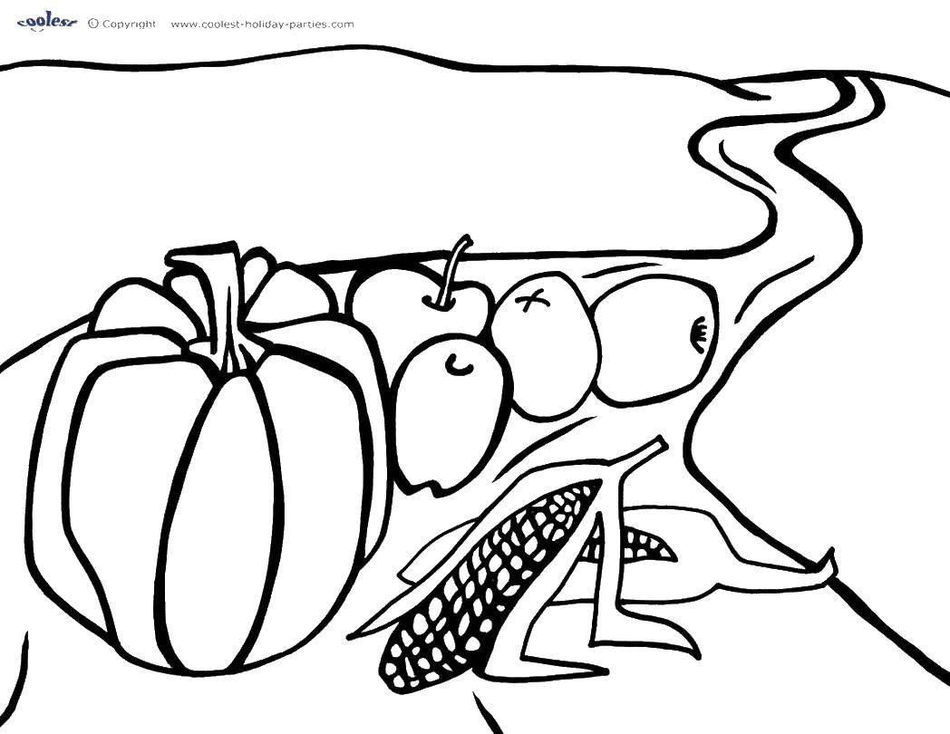 Coloring Vegetables are fruit. Category The food. Tags:  the food.