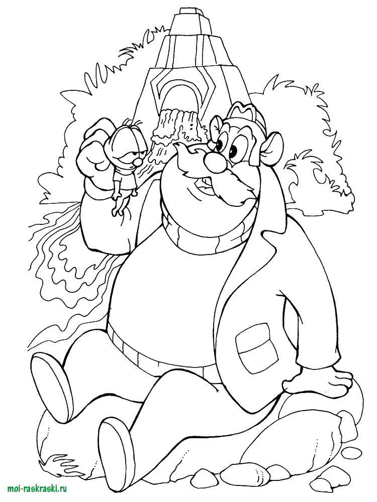 Coloring Whack and Roquefort. Category chip and Dale. Tags:  zing, Roquefort.