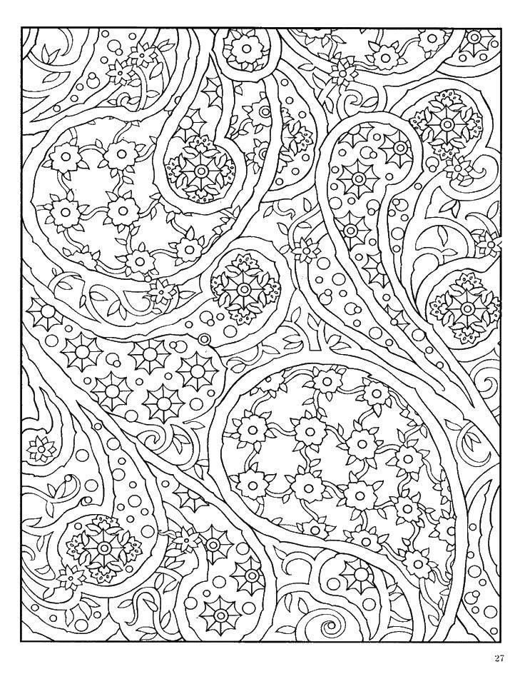 Coloring The picture with patterns. Category patterns. Tags:  uzorchiki, patterns, anti-stress.