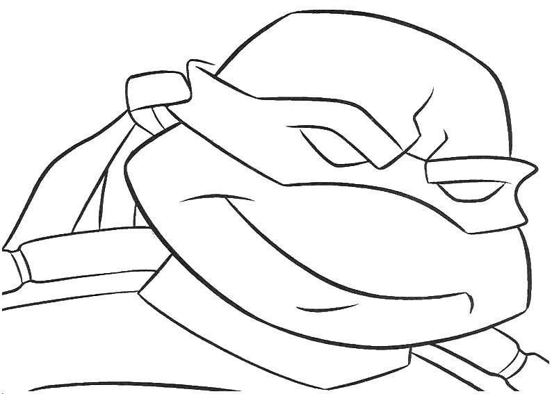 Coloring One of the ninja turtles. Category teenage mutant ninja turtles. Tags:  ninja turtle, cartoon turtles.