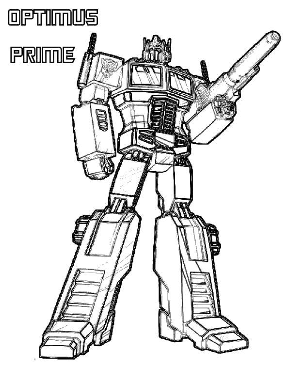 Coloring Optimus Prime.. Category transformers. Tags:  Transformers.