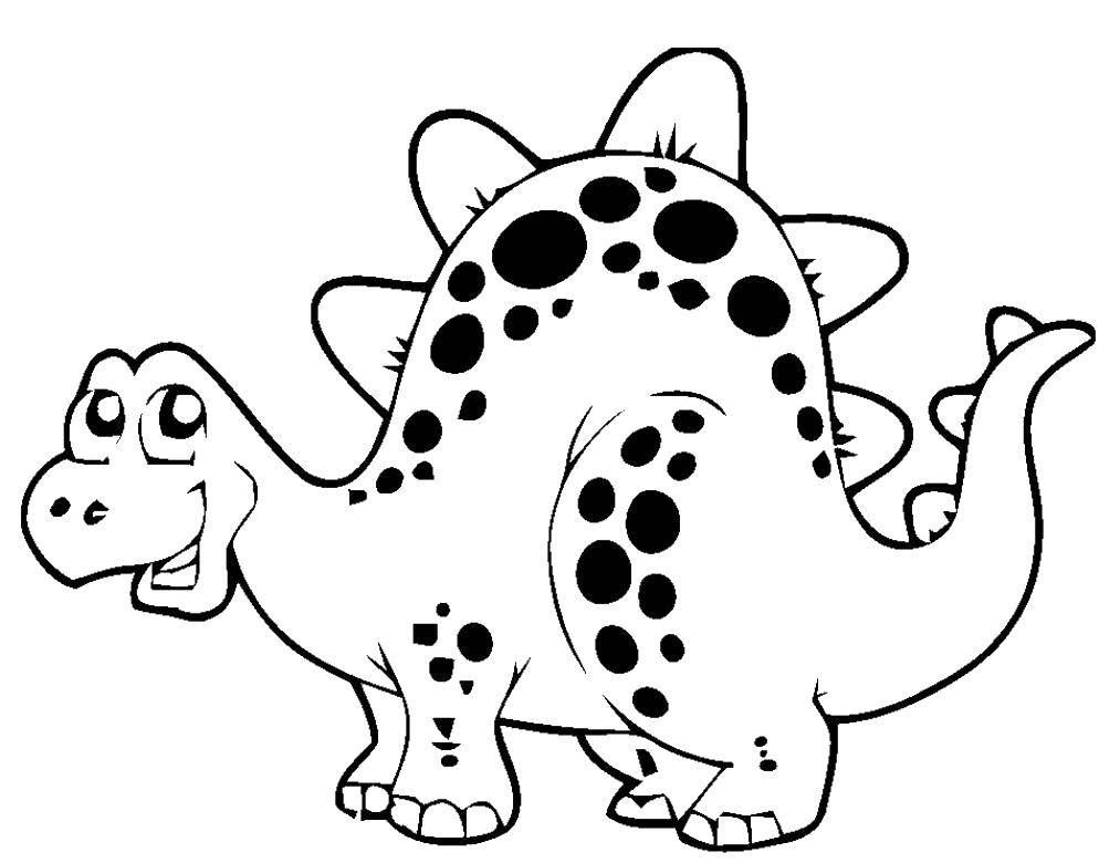Coloring The spots on the dinosaur. Category dinosaur. Tags:  Dinosaurs.