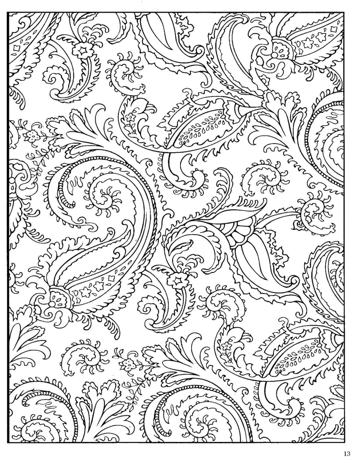 Coloring Coloring antistress with patterns. Category Patterns. Tags:  patterns, anti-stress.