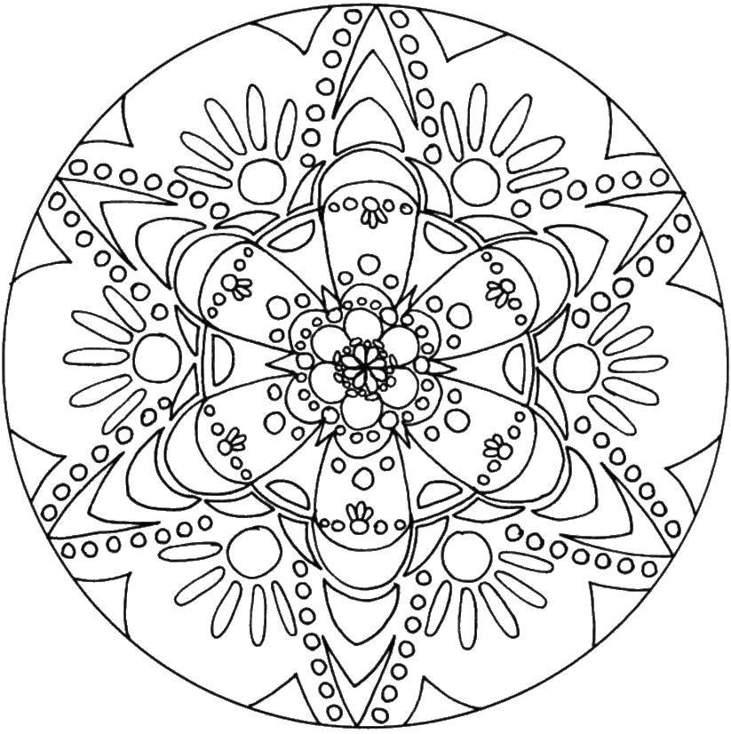 Coloring Flower patterns. Category Patterns. Tags:  patterns, flowers, petals.