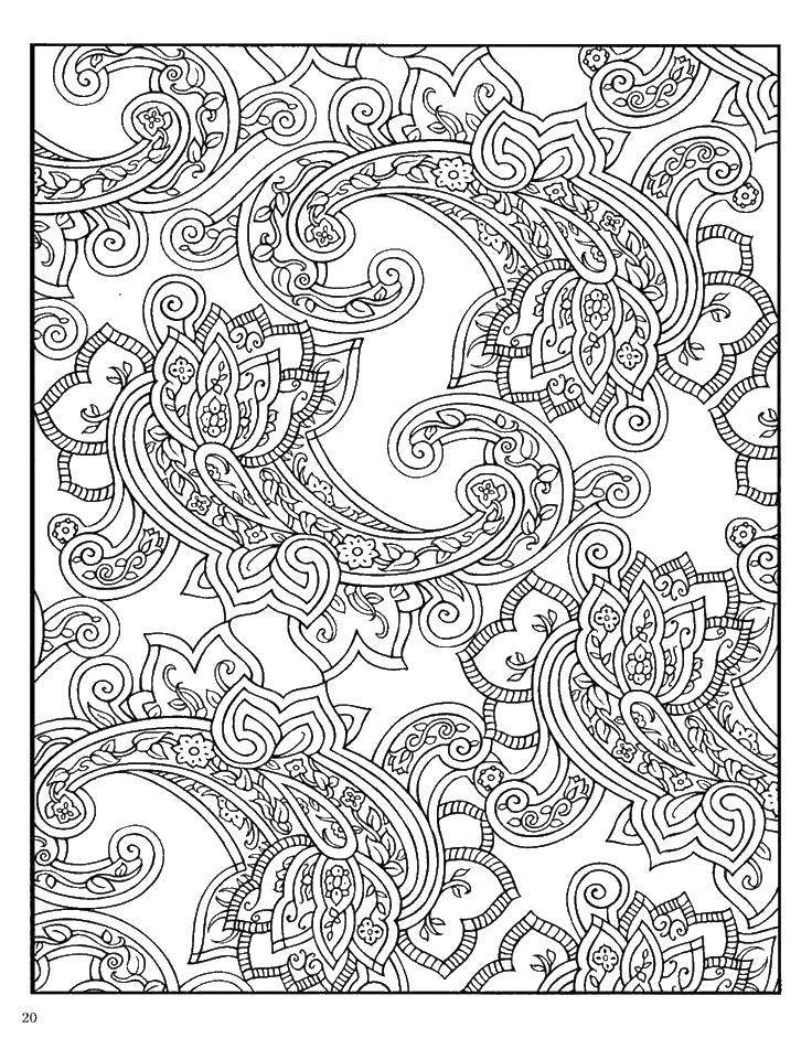 Coloring Uzorchiki with flowers. Category Patterns with flowers. Tags:  patterns, flowers, patterns, flowers.