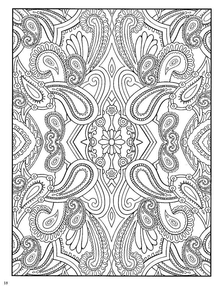 Coloring Uzorchiki.. Category Patterns. Tags:  patterns, elaborate design, anti-stress.