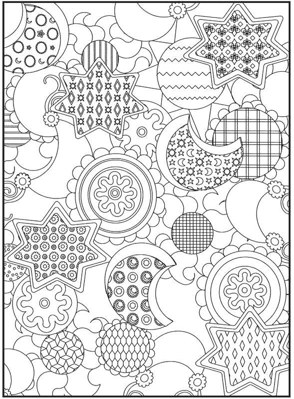 Coloring Patterned heaven. Category patterns. Tags:  Patterns, geometric.