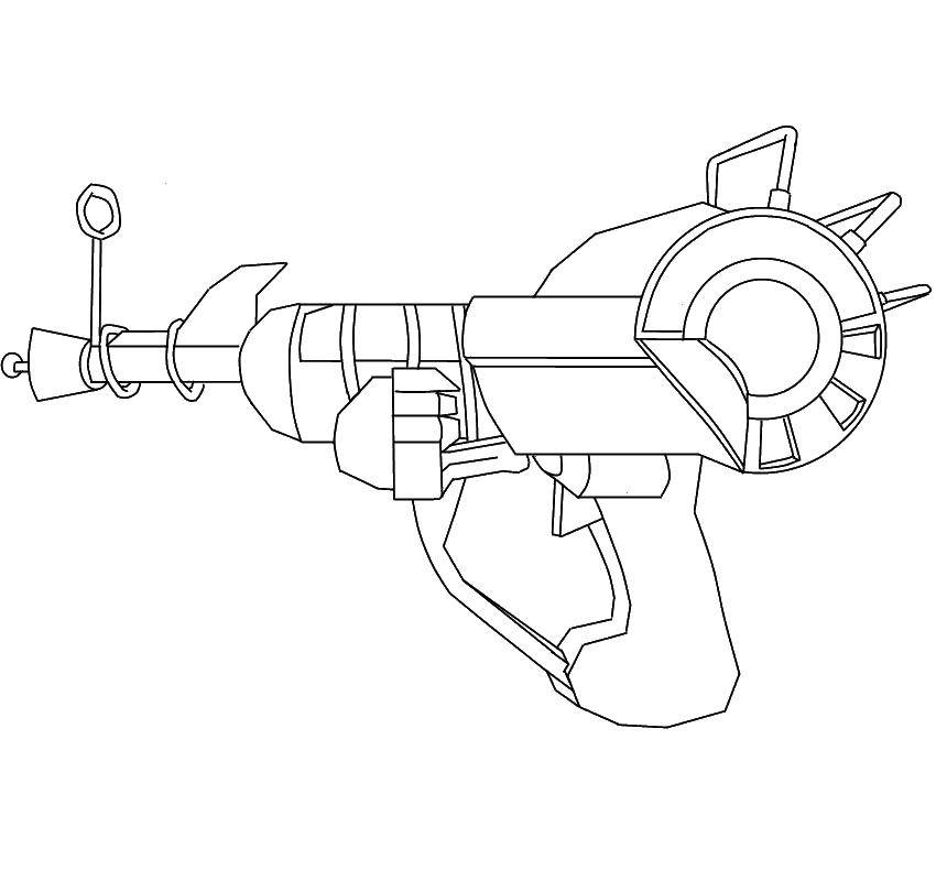 Coloring Blaster. Category weapons. Tags:  Weapons.
