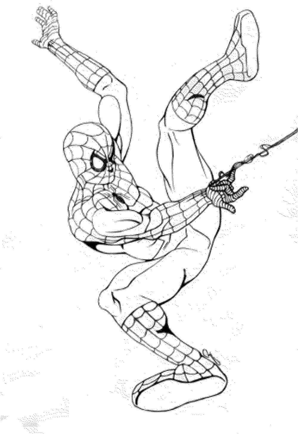 Coloring Spider-man. Category superheroes. Tags:  spider man, superheroes.
